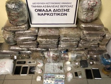 Θεσσαλονίκη: Σύλληψη δύο 31χρονων Αλβανών για διακίνηση κάνναβης και κοκαΐνης (φωτό)